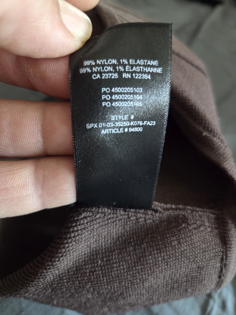 Babaton Brown Ribbed Knit Crewneck Top - Picture 5 of 5